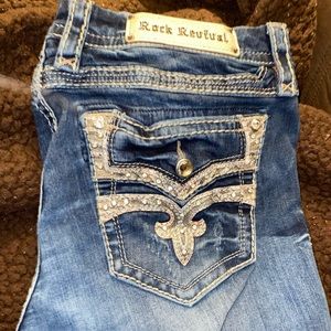 Rock Revival Bootcut Mid Rise Jeans